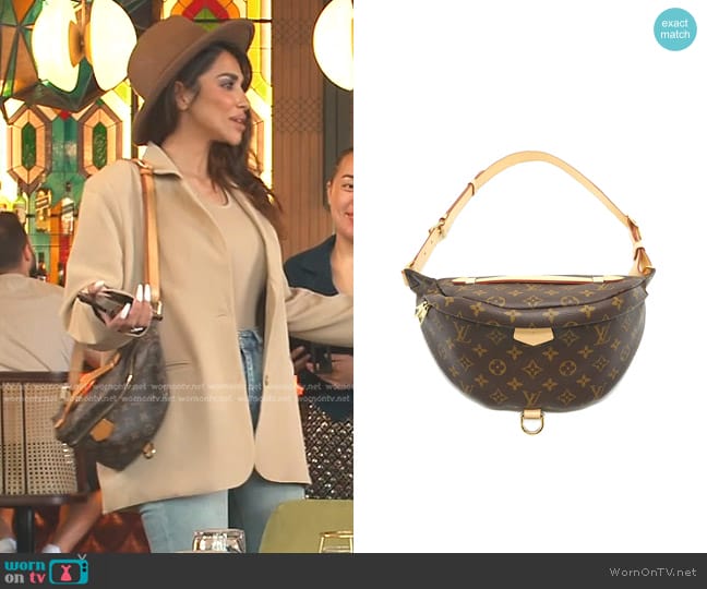 Louis Vuitton Monogram Bumbag worn by Sara Al Madani (Sara Al Madani) on The Real Housewives of Dubai