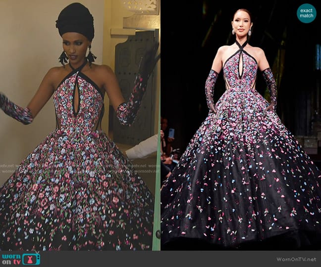 Michael Cinco Spring Summer 2023 Collection worn by Chanel Ayan (Chanel Ayan) on The Real Housewives of Dubai