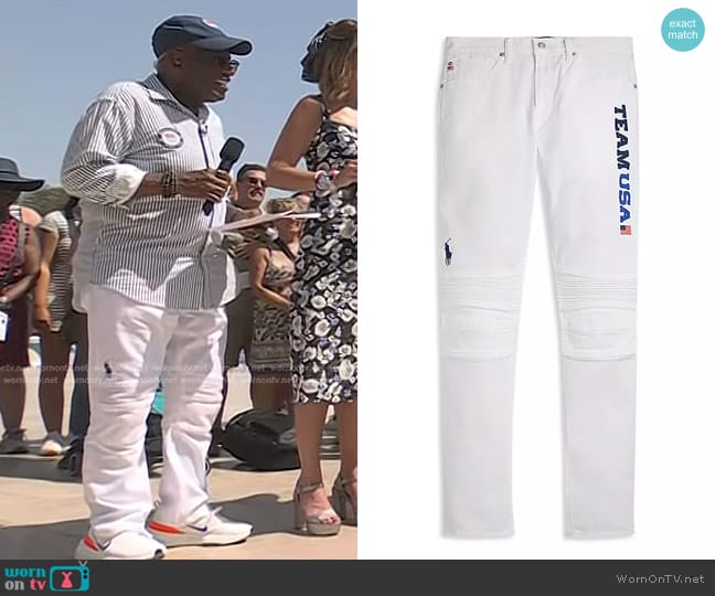 Polo Ralph Lauren Team USA Closing Ceremony Parkside Jeans worn by Al Roker on Today