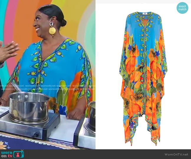 Sai Sankoh Angel Goddess Kaftan worn by Melba Wilson on Good Morning America