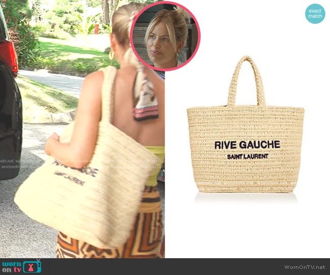 Saint Laurent Rive Gauche Shopper Bag worn by Caroline Stanbury (Caroline Stanbury) on The Real Housewives of Dubai