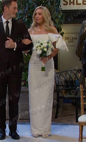 Theresa's wedding dress on Days of our Lives