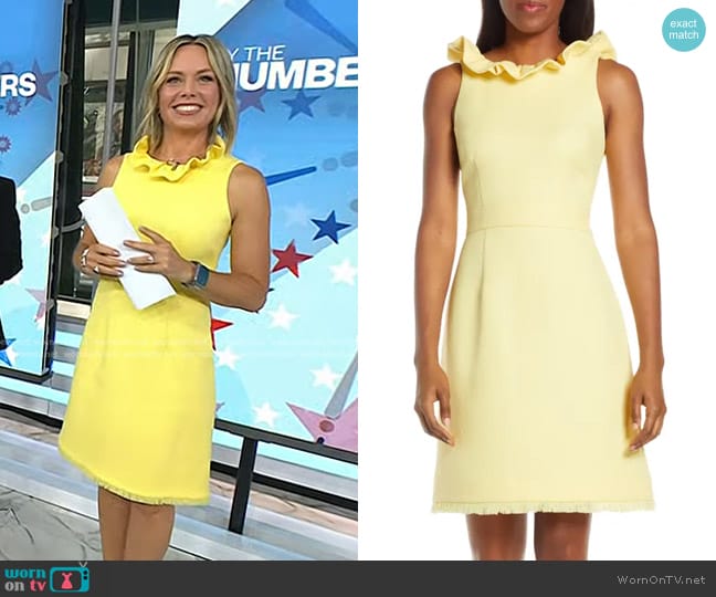 Tweed A-Line Dress by Eliza J worn by Dylan Dreyer on Today