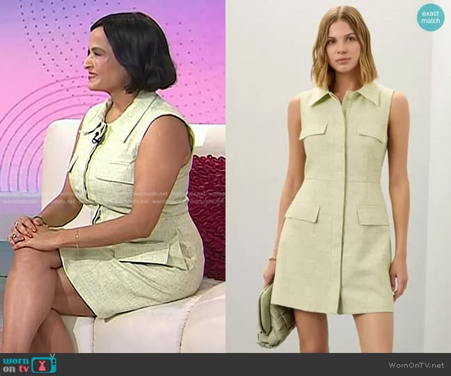 Jason Wu Collective Tweed Collared Dress worn by Dr. Aditi Nerurkar on Today