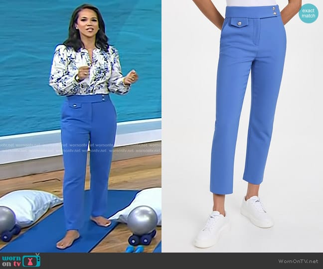 WornOnTV: Laura’s floral blouse and blue pants on Today | Laura Jarrett ...