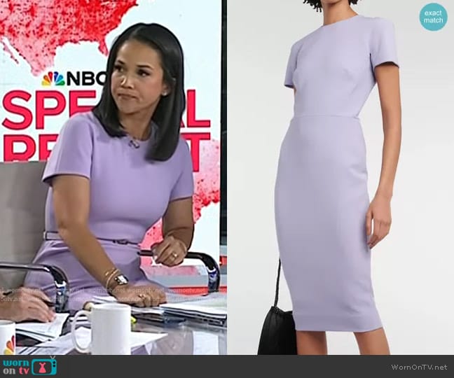 WornOnTV: Laura’s lilac short sleeve sheath dress on Today | Laura ...