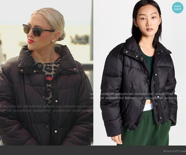 Z Supply Parker Puffer Jacket worn by Gina Kirschenheiter on The Real Housewives of Orange County