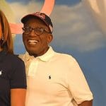 Al Roker’s white polo shirt and baseball cap on Today