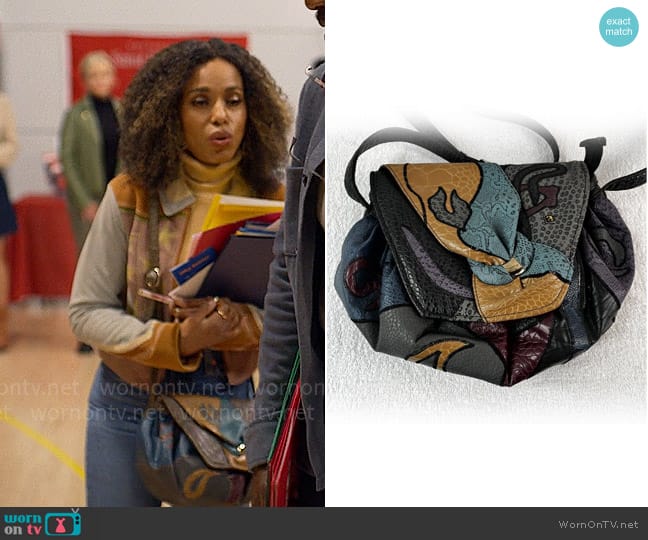 Alentino Vintage Patchwork Bag worn by Paige Alexander (Kerry Washington) on UnPrisoned