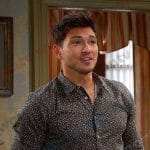 Alex’s grey dotted shirt on Days of our Lives