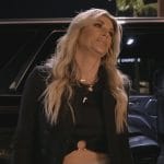 Alexis’s black ring detail cropped tee on The Real Housewives of Orange County