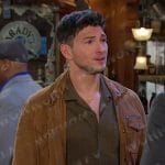 Alex’s beige suede jacket on Days of our Lives