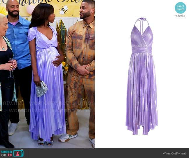 Alice + Olivia Arista Dress worn by Karen Mott (Ebony Obsidian) on Tyler Perrys Sistas