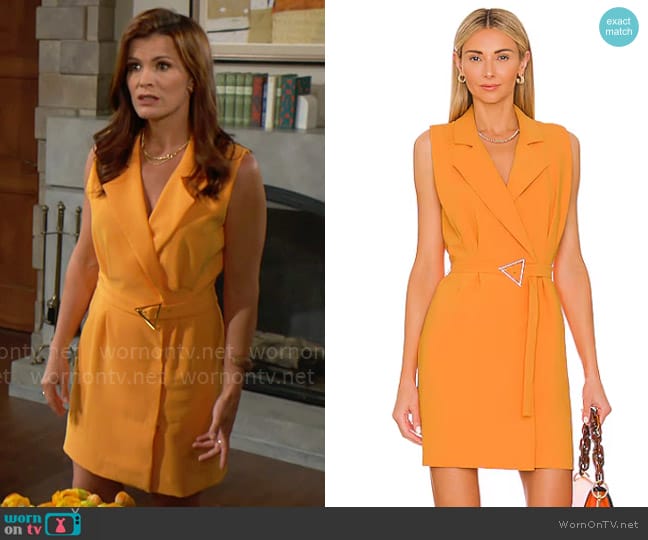 Amanda Uprichard Elton Dress in Koi worn by Chelsea Lawson (Melissa Claire Egan) on The Young and the Restless