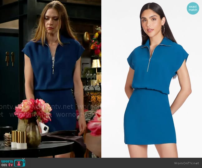 Amanda Uprichard Rubina Dress worn by Claire Grace (Hayley Erin) on The Young and the Restless