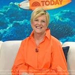 Anne’s orange shirtdress on Today