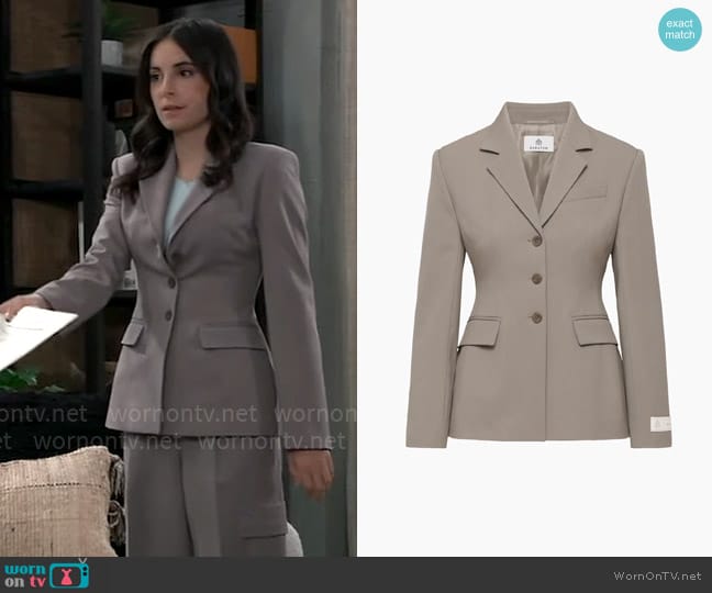 WornOnTV: Molly’s grey suit on General Hospital | Kristen Vaganos ...