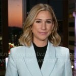 Caitlin Huey-Burns’ light blue blazer on CBS Mornings