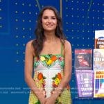 Carola Lovering’s fruit print dress on Good Morning America