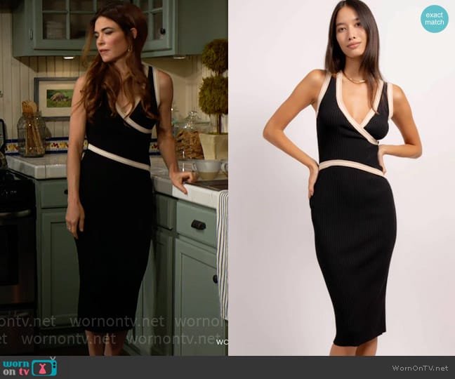 Central Park West Zayn Dress worn by Victoria Newman (Amelia Heinle) on The Young and the Restless