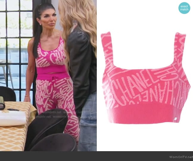 Chanel Cashmere top worn by Teresa Giudice on The Real Housewives of New Jersey