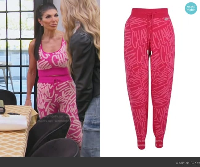 Chanel Cashmere trousers worn by Teresa Giudice on The Real Housewives of New Jersey