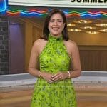 Chloe’s green floral dress on Today