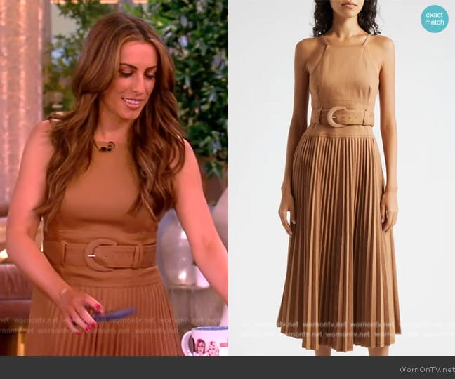 Cinq a Sept Kami A-Line Dress worn by Alyssa Farah Griffin on The View