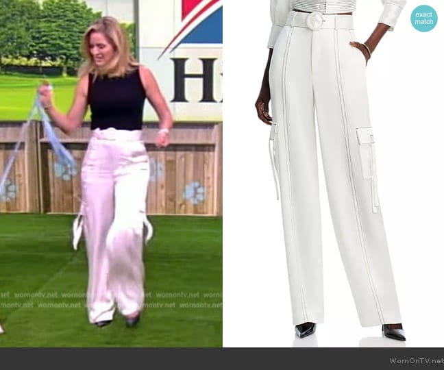 Cinq a Sept Jenson Pant worn by Sara Haines on The View