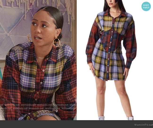 WornOnTV: Kiesha’s plaid dress on All American Homecoming | Netta ...