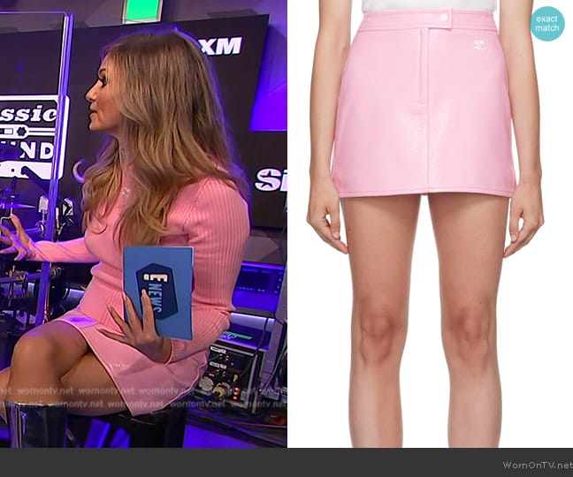 Courreges Mini Skirt worn by Nikki Novak on E! News