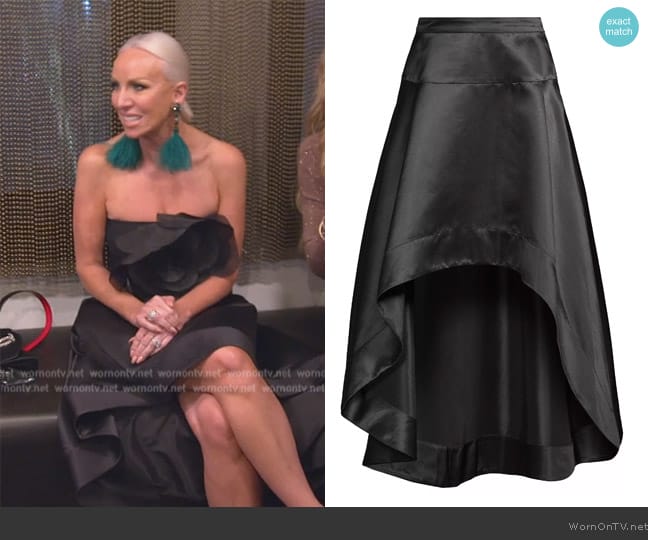 Cynthia Rowley Satin High-Low Skir worn by Margaret Josephs on The Real Housewives of New Jersey