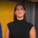 Dana Jacobson’s black midi dress on CBS Mornings