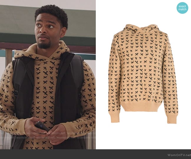 David Thomas X Richmond X Hoodie worn by JR (Sylvester Powell) on All American Homecoming