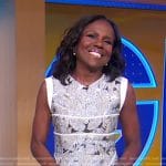 Deborah’s jacquard mini dress on Good Morning America