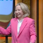 Debra Jo Rupp’s pink blazer on Live with Kelly and Mark