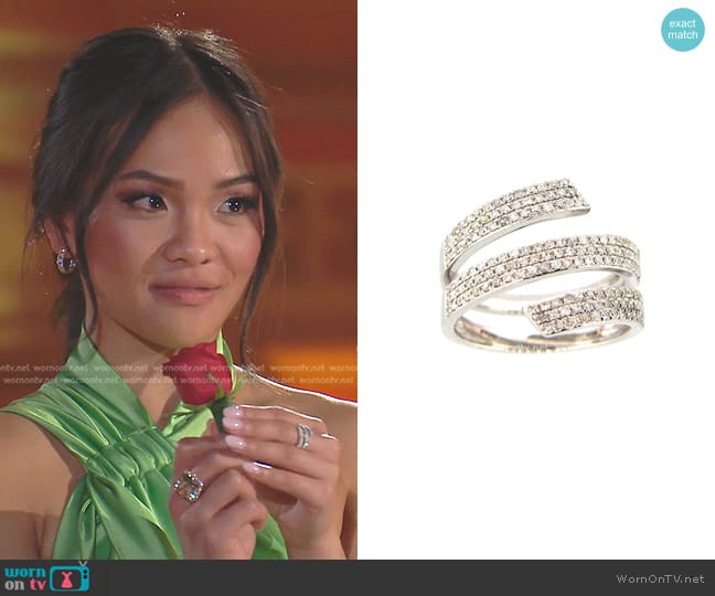 Dilamani Diamond Ring worn by Jenn Tran on The Bachelorette