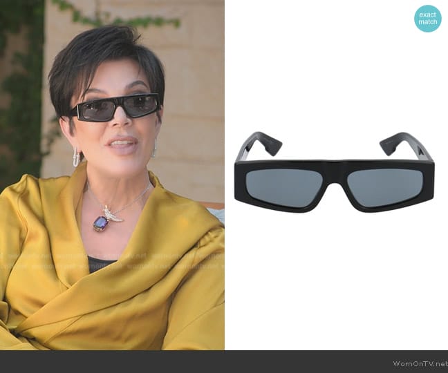 Dior M Sunglasses worn by Kris Jenner (Kris Jenner) on The Kardashians