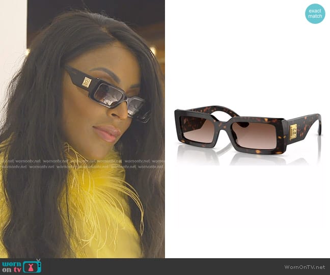 Dolce & Gabbana DG4416 Sunglasses worn by Caroline Brooks (Caroline Brooks) on The Real Housewives of Dubai