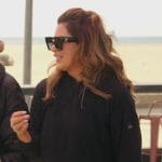 Emily’s black cropped hoodie on The Real Housewives of Orange County