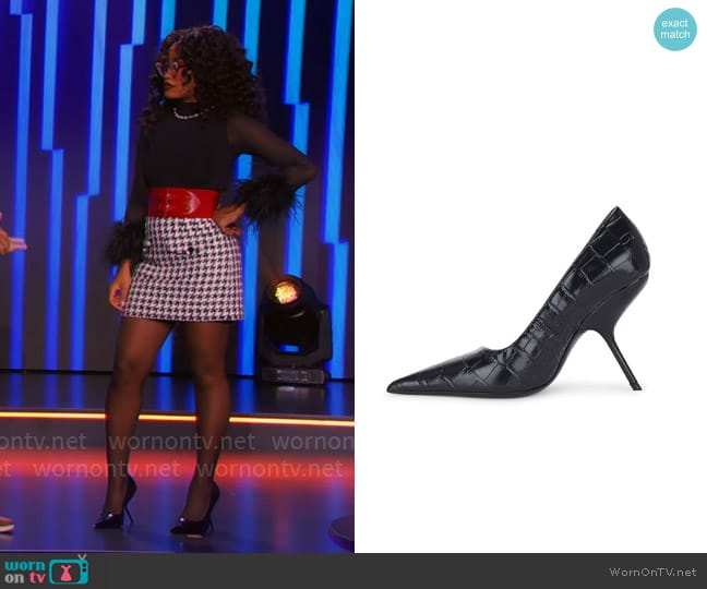 Ferragamo Eva Pump worn by Keke Palmer on Password