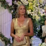 Fiona’s metallic fringed dress on Days of our Lives