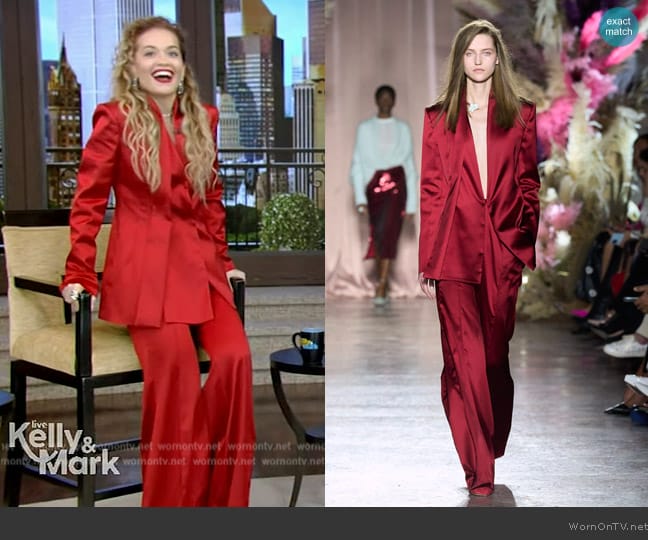 Genny: 2024 Fall Collection worn by Rita Orta on Live with Kelly and Mark