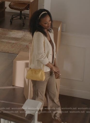 Grace's yellow leather bag on All American