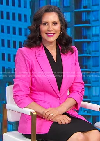 Gretchen Whitmer’s pink blazer on Good Morning America