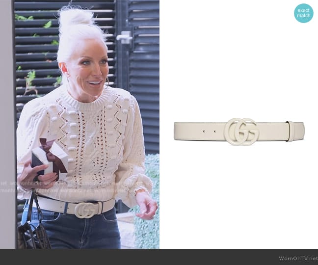 Gucci GG Belt worn by Margaret Josephs on The Real Housewives of New Jersey