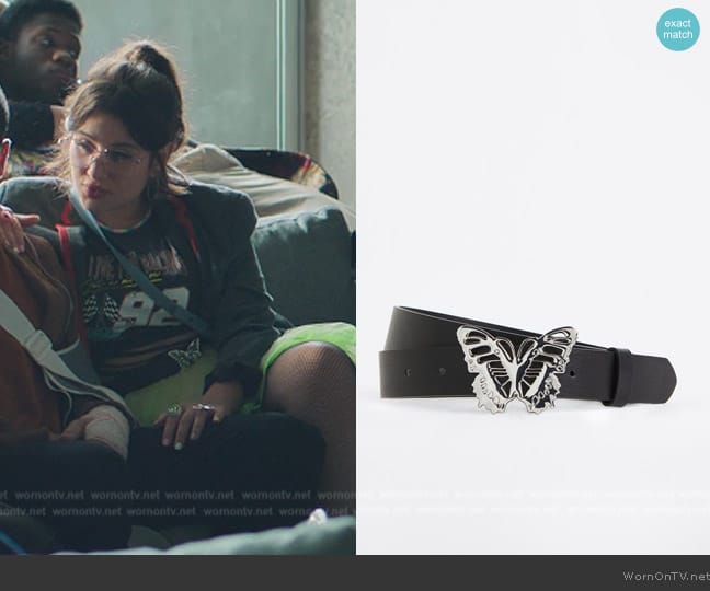 H&M Metal-buckle Belt worn by Sonia (Al Saidi Nadia) on Elite