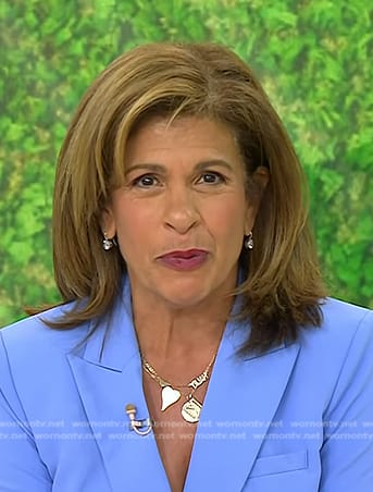 Hoda’s diamond drop earrings on Today