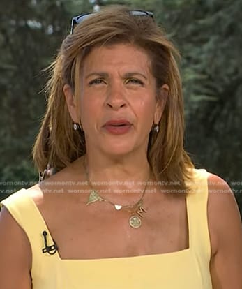 Hoda’s diamond drop earrings on Today