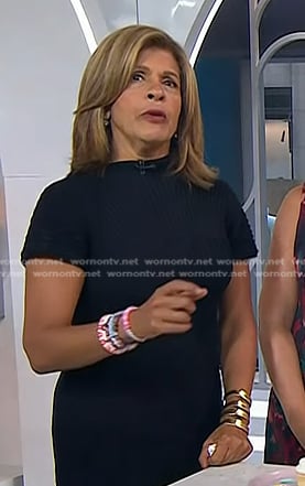 Hoda's gold cutout bracelet on Today